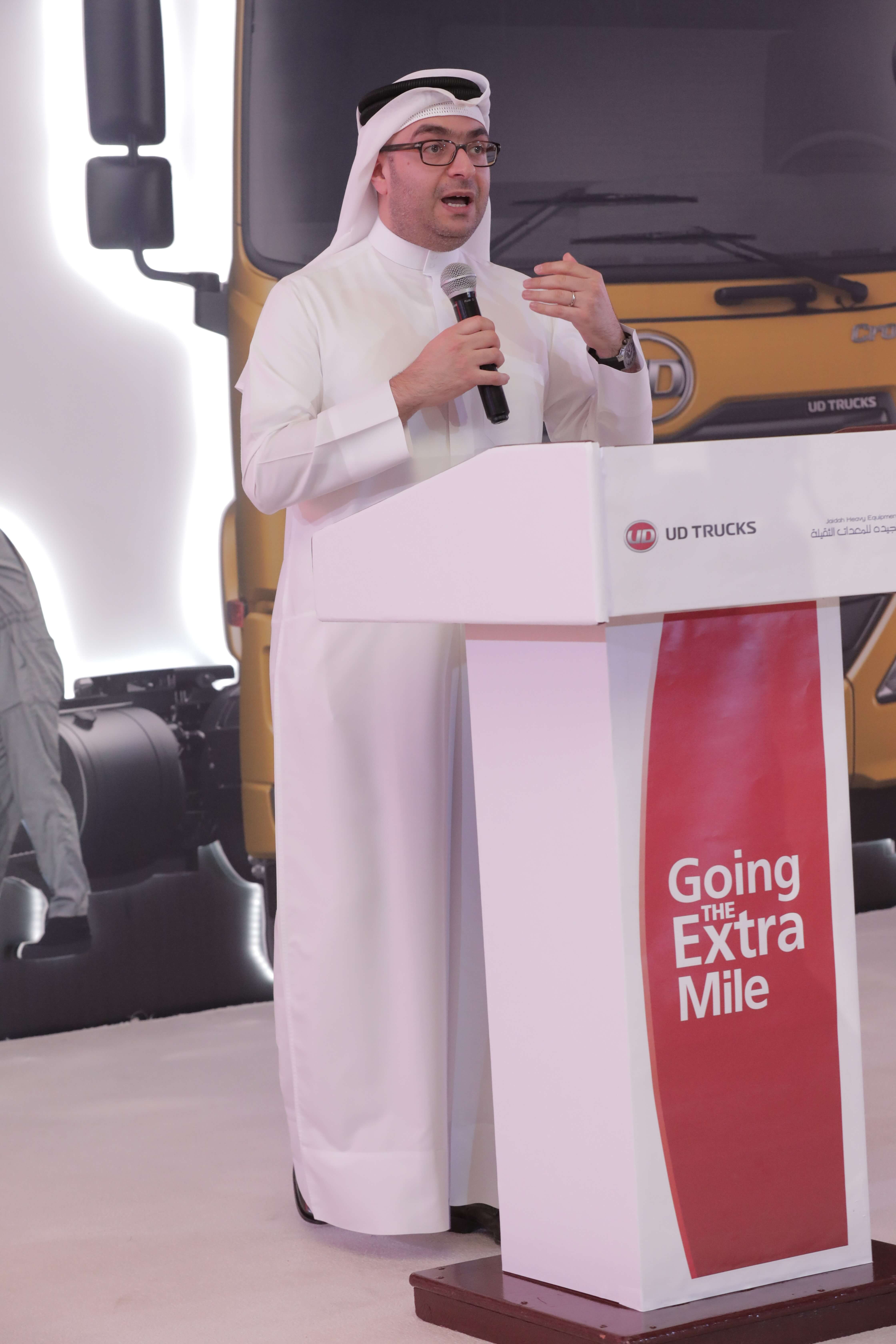 Speakers _ Mohamed Jaidah GED Jaidah Group 2 _ UD TRUCKS EVENT _ March 2018 _ QATAR _ Jaidah HE